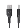 StarTech.com 3ft (1m) USB-A na USB-C nabíjací kábel, nabíjanie a synchronizácia, 3A, USB 2.0, TPE plášť – čierny USB nabíjací kábel