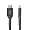 StarTech.com 3ft (1m) USB-A na USB-C nabíjací kábel, nabíjanie a synchronizácia, 3A, USB 2.0, TPE plášť – čierny USB nabíjací kábel