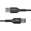 StarTech.com 3ft (1m) USB-A na USB-C nabíjací kábel, nabíjanie a synchronizácia, 3A, USB 2.0, TPE plášť – čierny USB nabíjací kábel