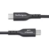 StarTech.com 3ft (1m) USB-A na USB-C nabíjací kábel, nabíjanie a synchronizácia, 3A, USB 2.0, TPE plášť – čierny USB nabíjací kábel