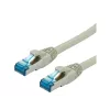Sieťový kábel VALUE 21.99.0859 RJ-45 Cat6a 0,15m sivý