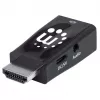 Manhattan HDMI na VGA (s audiom) konvertor, 1080p, konektor samec na konektor samica, Micro-USB vstup pre napájanie v prípade potreby, čierna, trojročná záruka
