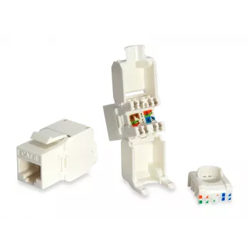 Cat.6 nechránený keystone jack bez nástroja Equip 769216