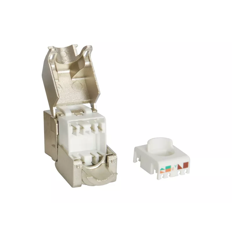 Cat.6 chránená keystone zásuvka bez nástroja Equip 767213