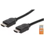 HDMI kábel s Ethernetom Manhattan HDMM1MP 1m konektor samec na konektor samec čierny