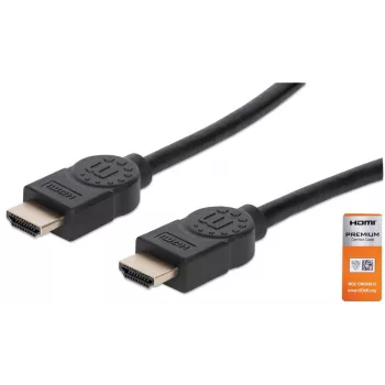 HDMI kábel konektor samec na konektor samec Manhattan HDMM2MP 1,8 m čierny