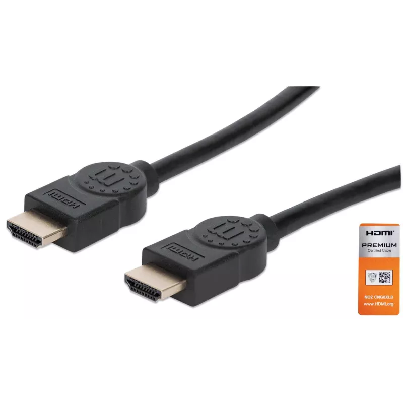 HDMI kábel konektor samec na konektor samec Manhattan HDMM2MP 1,8 m čierny