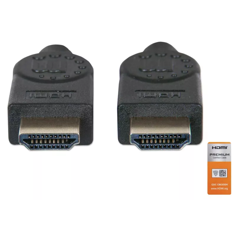 HDMI kábel konektor samec na konektor samec Manhattan HDMM2MP 1,8 m čierny