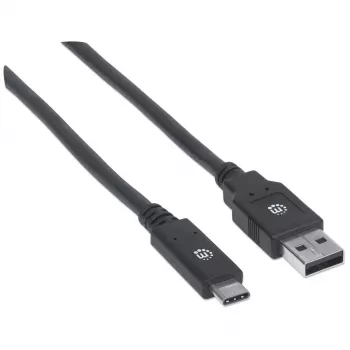 USB-C na USB-A kábel Manhattan 354974 2m konektor samec na konektor samec