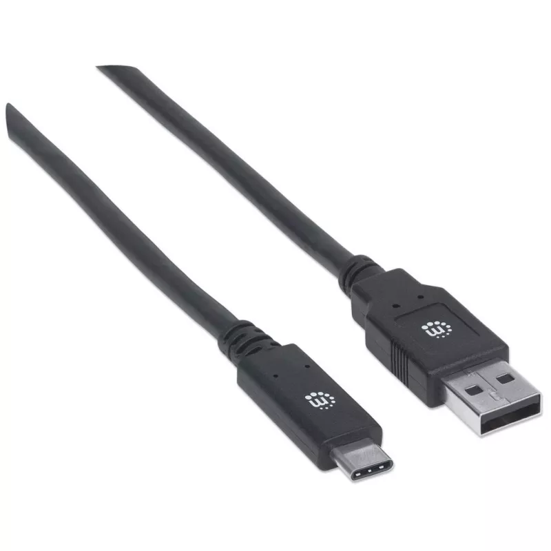 USB-C na USB-A kábel Manhattan 354974 2m konektor samec na konektor samec