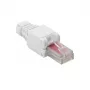 LogiLink MP0025 Modulárny konektor RJ45 Cat.6 UTP, bez náradia, biely