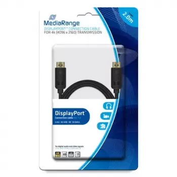 DisplayPort kábel MediaRange MRCS159 2 m čierny
