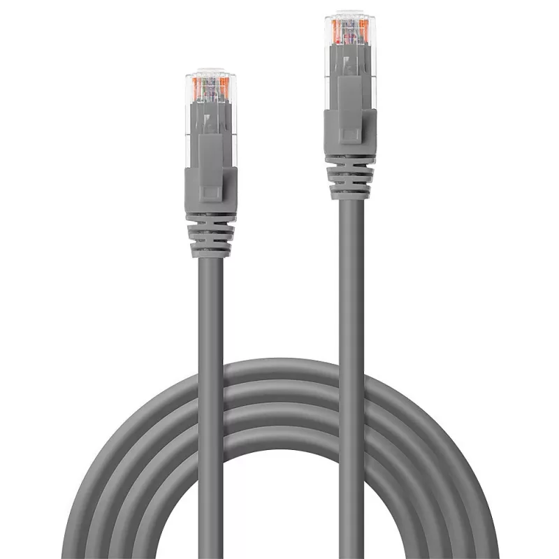 Lindy 45405 sieťový kábel sivý 5 m Cat6 U/UTP (UTP)