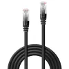 Sieťový kábel Lindy 0,3 m RJ-45 Cat6 čierny