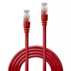 Sieťový kábel Lindy Cat.6 SSTP/S/FTP PIMF Premium 0,3 m červený