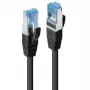 Lindy 47185 sieťový kábel čierny 20 m Cat6a S/FTP (S-STP)