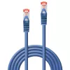 Lindy 47357 Cat6 S/FTP prepojovací kábel, 7,5 m, modrý