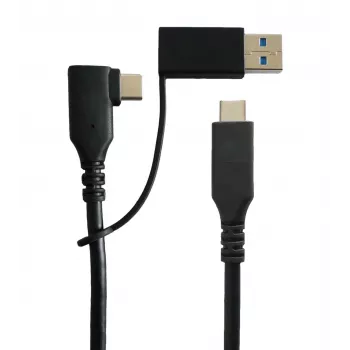 Microconnect USB3.1CC1MDE-N USB kábel USB 3.2 Gen 1 (3.1 Gen 1) 1 m USB C čierny