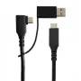 Microconnect USB3.1CC1MDE-N USB kábel USB 3.2 Gen 1 (3.1 Gen 1) 1 m USB C čierny