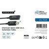 Microconnect MC-USB3.0AAF25AOP USB kábel USB 3.2 Gen 2 (3.1 Gen 2) 25 m USB A čierny