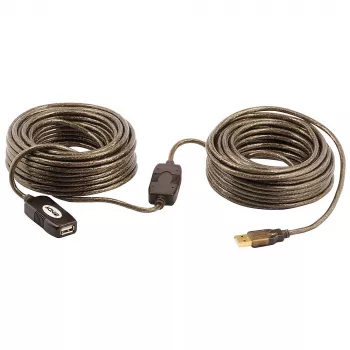 Lindy 20 m USB 2.0 aktívne predĺženie, 20 m, 0,48 Gbit/s