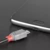 Lindy 2 m USB 2.0 Type-C na Micro-B kábel, Anthra Line