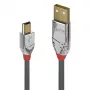 Lindy 3 m USB 2.0 Type-A na Mini-B kábel, Cromo Line