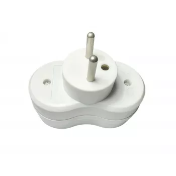 Zásuvkový vypínač MicroConnect MC-PLUGOOEU1+2FRW Type EU