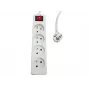 Predlžovacia zásuvka MicroConnect MC-PSOO040150FRW 4-násobná zap/vyp — 4 zásuvky, individuálne zap/vyp