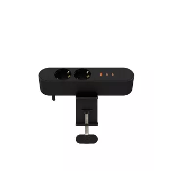 Desktopová predlžovacia zásuvka MicroConnect MC-MDPS-EU2-67W – 2 zásuvky, 67 W celkový výkon
