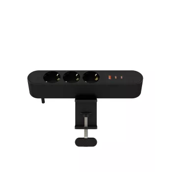Predlžovacia zásuvka pre stôl MicroConnect MC-MDPS-EU3-67W — 3 zásuvky, 67 W celkový výkon