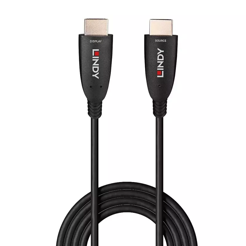 Lindy 50m sklolaminátový hybridný HDMI 8K60 kábel