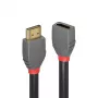 HDMI predlžovací kábel Lindy 3m HDMI 2.0 predlžovací Anthra Line