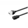 HDMI konektor samica Keystone modul VivoLink PROKEYHDMIFF0.2W — biely, modul na montáž do panelu