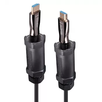 HDMI kábel Lindy 38527 10 m HDMI Type-A konektor samec–konektor samec HDMI 2.1 48 Gbit/s pozlátené kontakty čierny