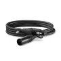 RØDE XLR3M audiokábel 3 m XLR čierny konektor samec na konektor samica