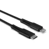 Lindy 2 m zosilnený USB Type-C na Lightning nabíjací a synchronizačný kábel