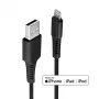 Lindy 0,5 m USB na Lightning kábel, čierna
