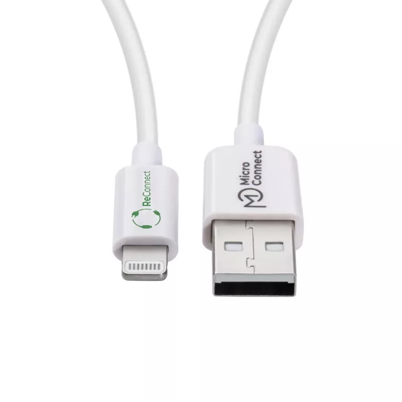 Microconnect ECO-LIGHTNING2 Lightning kábel 2 m biely