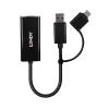 Lindy USB 3.2 Gen 1 Gigabit Ethernet konvertor káblový USB Ethernet 5000 Mbit/s čierna