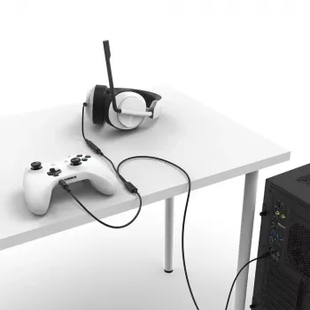 Audiokábel NZXT ST-ACCC1-WW 2 m 2x3,5 mm TRRS čierna