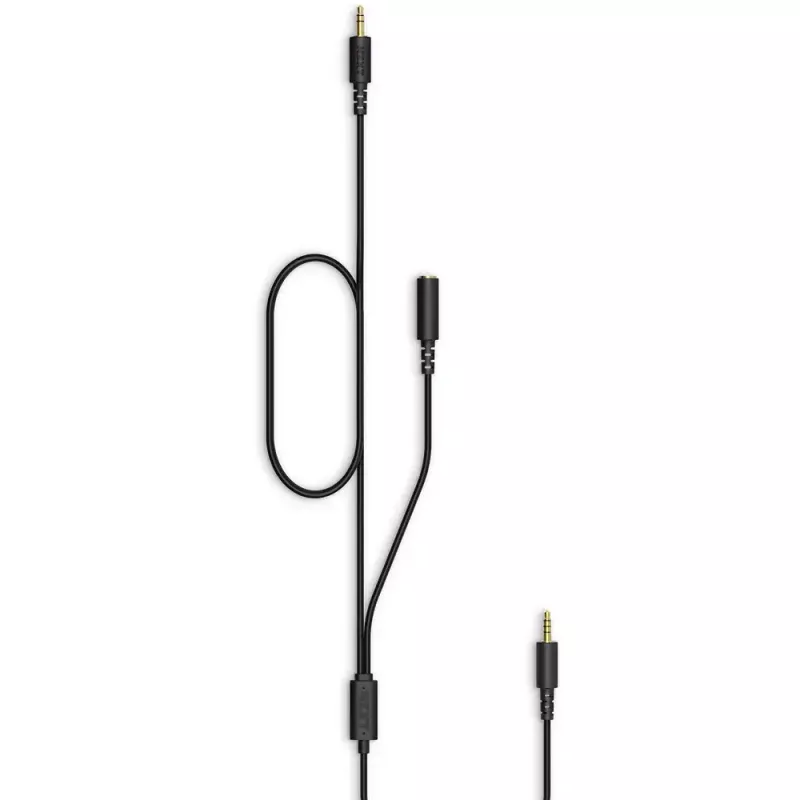 Audiokábel NZXT ST-ACCC1-WW 2 m 2x3,5 mm TRRS čierna