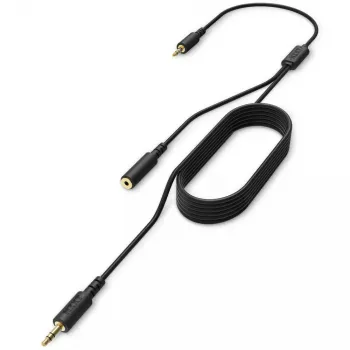 Audiokábel NZXT ST-ACCC1-WW 2 m 2x3,5 mm TRRS čierna