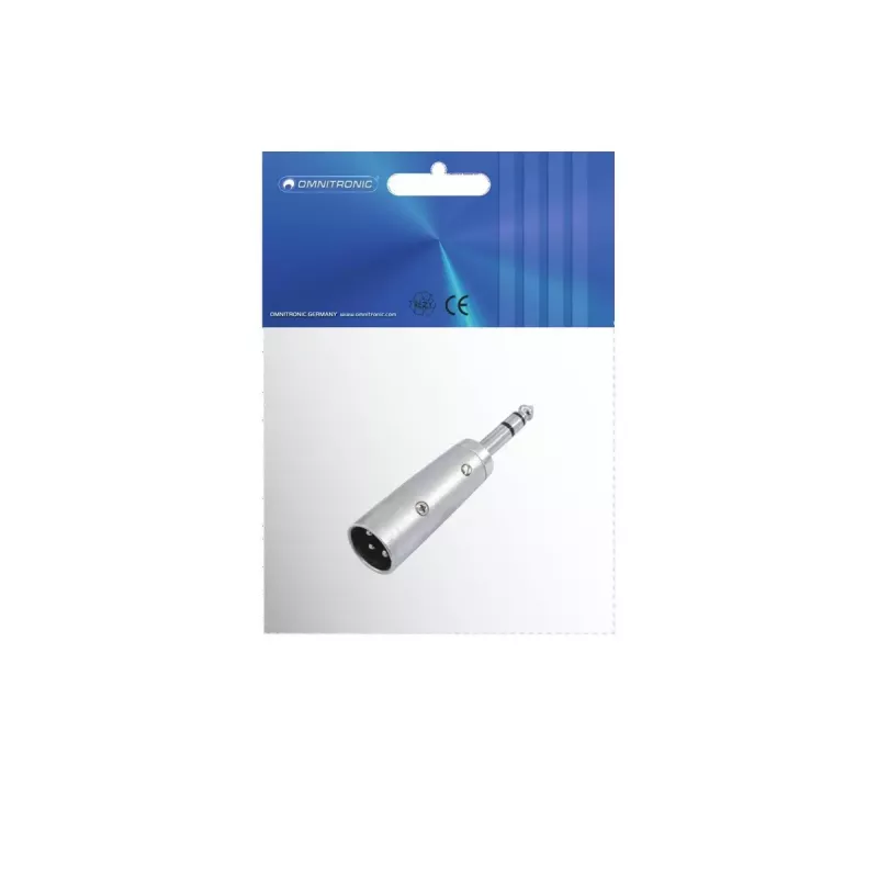 Káblový adaptér 3-pólový XLR na 6,3 mm Omnitronic 30226455