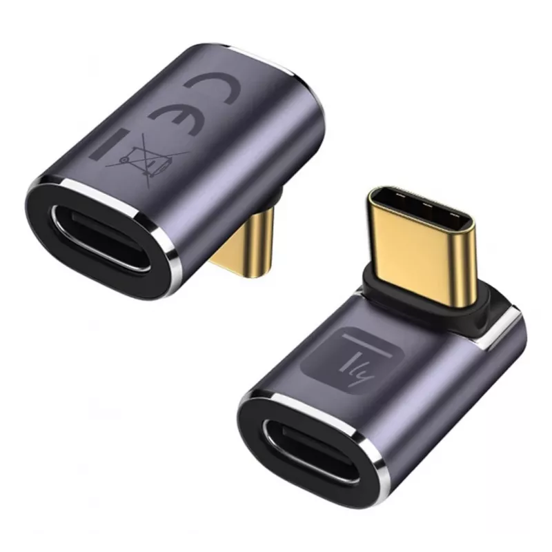 USB-C adaptér TECHLY IADAP-USB4C-40G – USB-C na USB4, 40 Gbit/s prenos dát