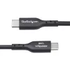 StarTech.com 30 cm USB-A na USB-C nabíjací kábel, nabíjanie a synchronizácia, 3A, USB 2.0, TPE plášť – čierny USB nabíjací kábel