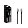 CONCEPTRONIC USB-C na USB-C kábel ETTA07B12 – USB 3.2 Gen 2x2, 1,2 m, 20 Gbps, PD 3.0 100 W (20 V/5 A), 4K60Hz, čierny, E-Mark