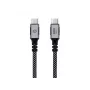 USB-C na USB-C kábel CONCEPTRONIC ETTA07B20 — USB 3.2 Gen 2x2, 2 m, 20 Gbps, PD 3.0 100W (20V 5A), 4K@60Hz, E-mark