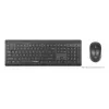 Klávesnica Manhattan 180771 bezdrôtová QWERTY čierna myš v balení
