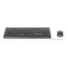 Klávesnica Manhattan 180771 bezdrôtová QWERTY čierna myš v balení